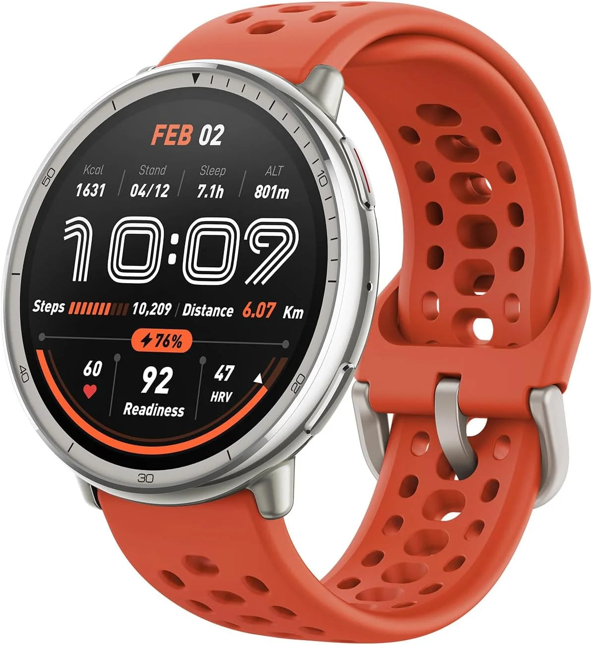 Amazfit Active 2 Smart Watch 44mm, GPS Maps with Direction, 10 Day Battery,  160+ Sport Modes, Water Resistant