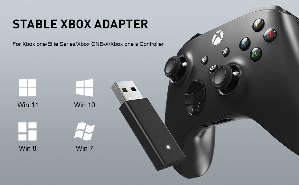 USB Adapter For Xbox One S X Elite Windows PC Receiver 1st or 2nd Game Console Joystick Gamepad Controller Accessories